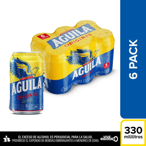 CERVEZA AGULIA ORIGINAL SIXPCK